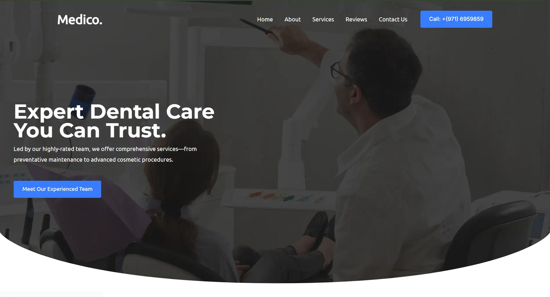 Medico Dental Website